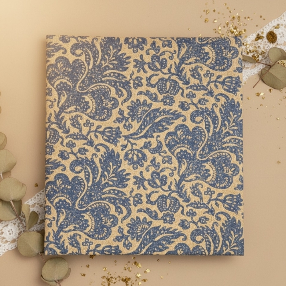 Scrapbook from Hallmark - Florentine Blue And Creme